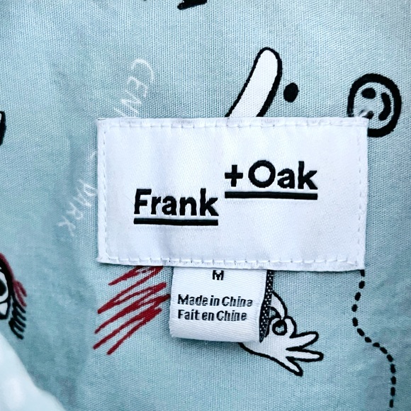 🛍️ $7 Frank and Oak Men’s button down Shirt size M - Picture 4 of 4